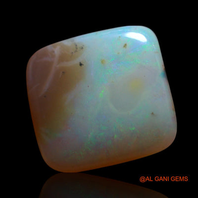 Natural Untreated Fire Opal Loose Gemstone Square Cabochon From Australia 4.00 Cts 11x11x4 mm AG-589