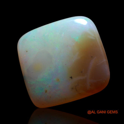 Natural Untreated Fire Opal Loose Gemstone Square Cabochon From Australia 4.00 Cts 11x11x4 mm AG-589