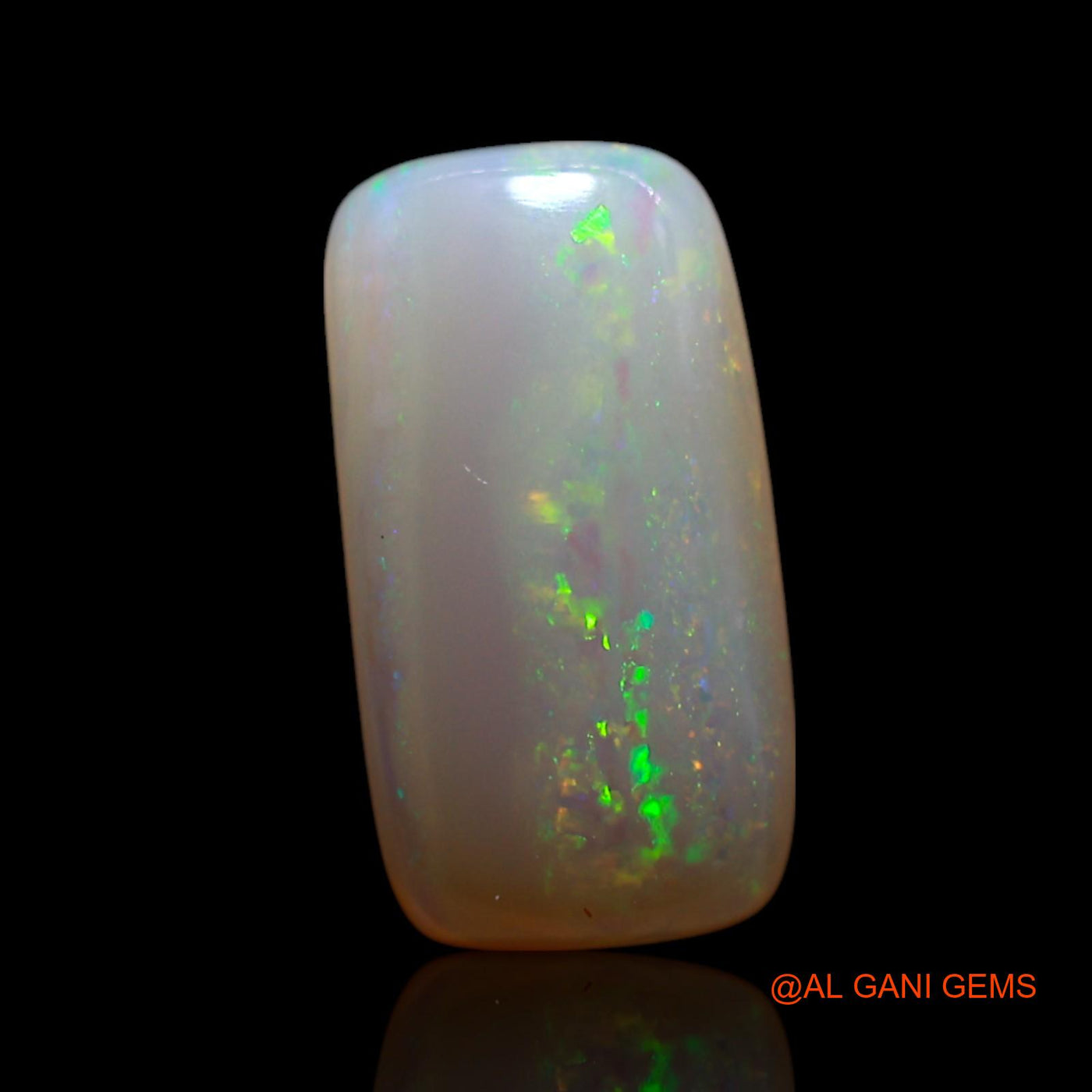1.80 Cts Natural Australian Fire Opal Loose Gemstone Oval Cabochon 11x6x3 mm AG-58