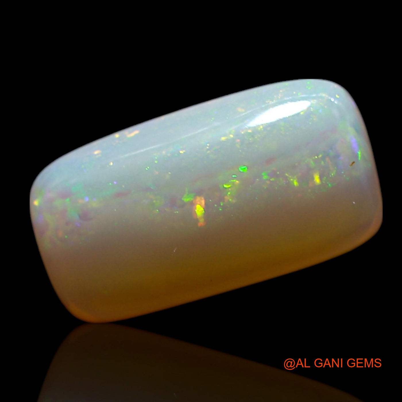 1.80 Cts Natural Australian Fire Opal Loose Gemstone Oval Cabochon 11x6x3 mm AG-58