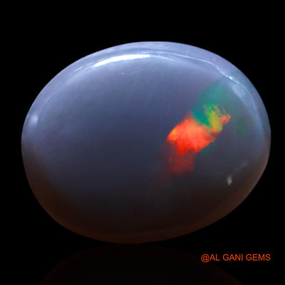 4.00 Cts Unheated Australian Fire Opal Loose Gemstone Oval Cabochon Natural 13x11x3 mm AG-590