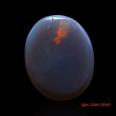 4.00 Cts Unheated Australian Fire Opal Loose Gemstone Oval Cabochon Natural 13x11x3 mm AG-590