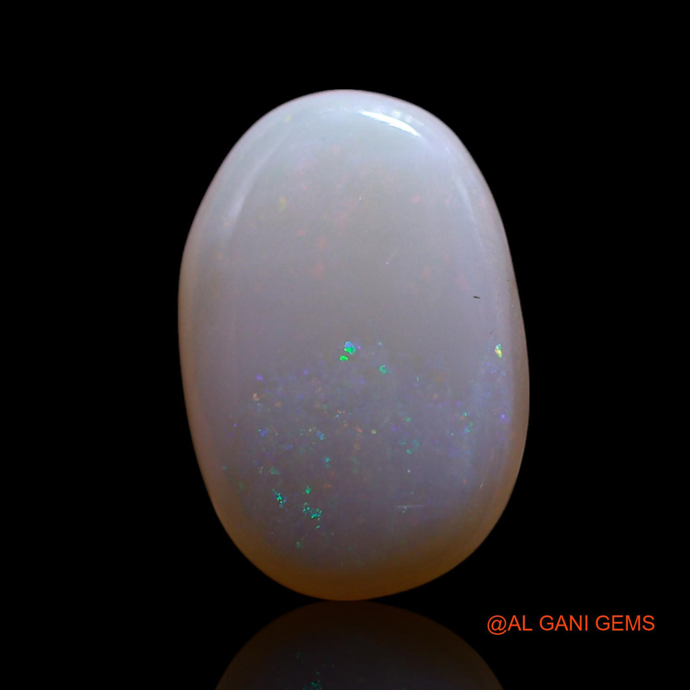 3.50 Cts Unheated Australian Fire Opal Loose Gemstone Oval Cabochon Natural 14x9x4 mm AG-591