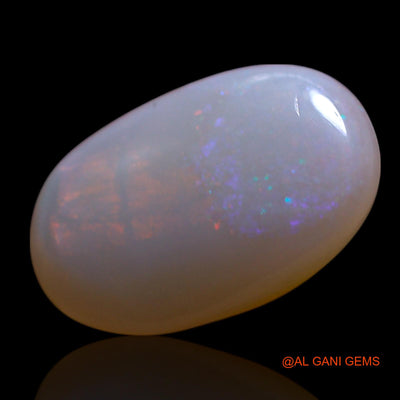 3.50 Cts Unheated Australian Fire Opal Loose Gemstone Oval Cabochon Natural 14x9x4 mm AG-591