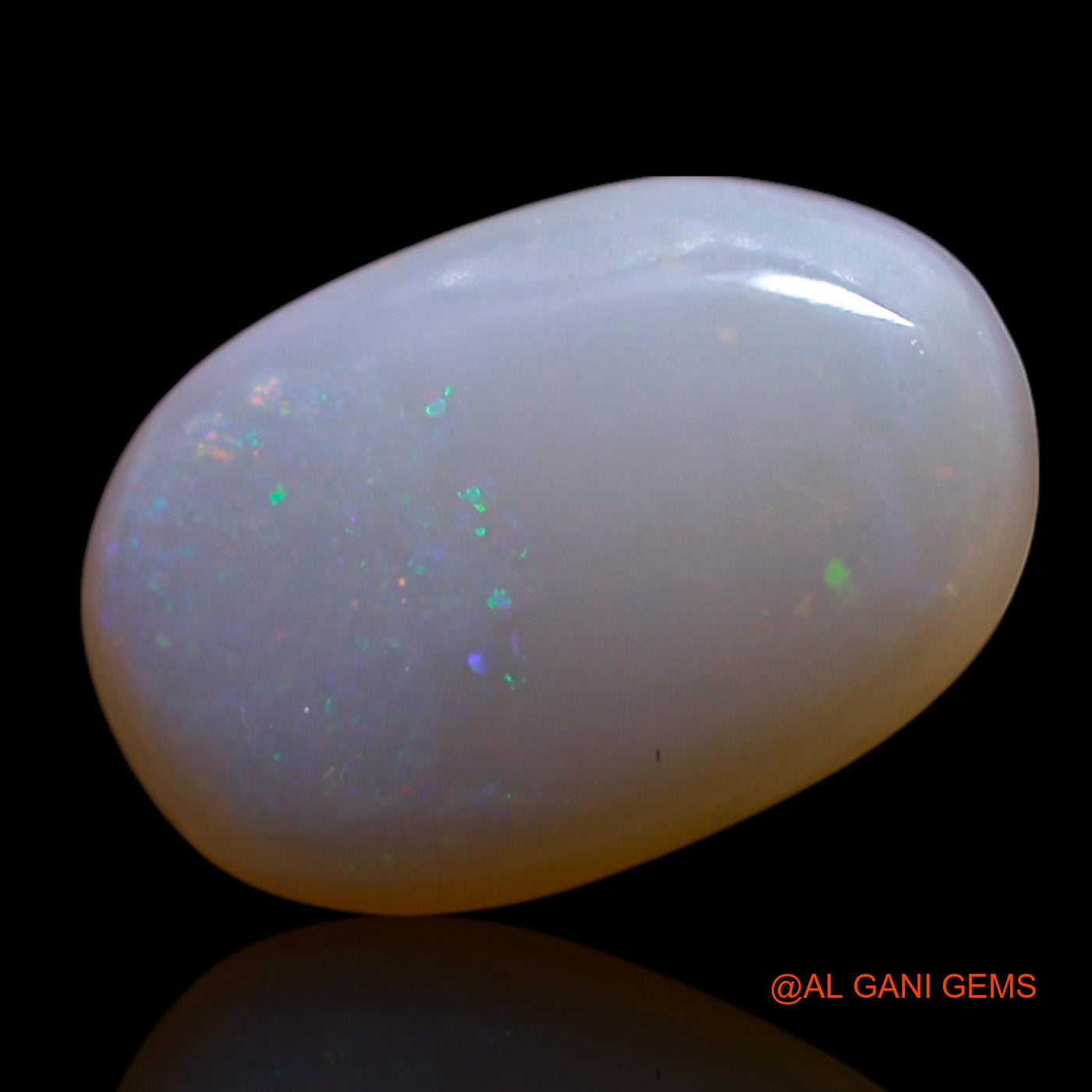 3.50 Cts Unheated Australian Fire Opal Loose Gemstone Oval Cabochon Natural 14x9x4 mm AG-591