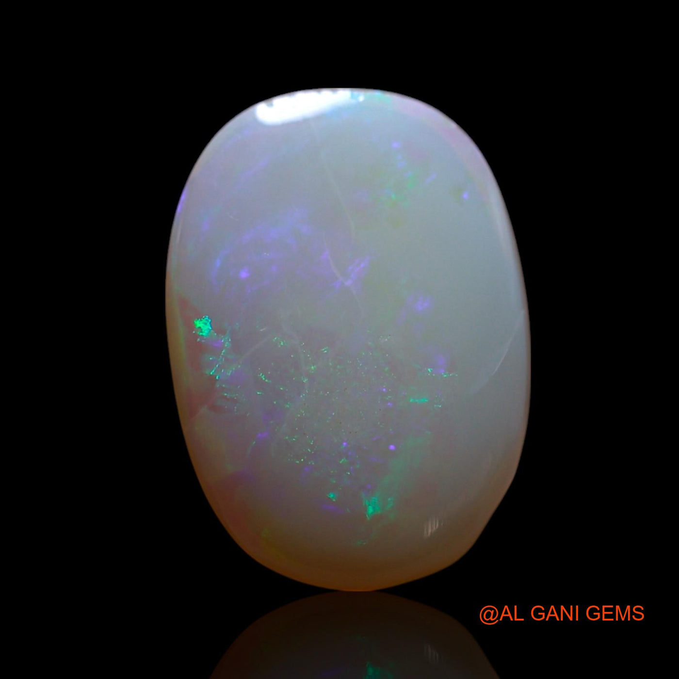 Natural Fire Opal Gemstone 2.50 Cts Loose Oval Cabochon From Australia 13x9x3 mm AG-592