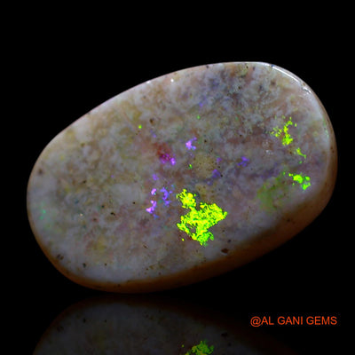 3.00 Cts Natural Australian Fire Opal Loose Gemstone Oval Cabochon 14x9x3 mm AG-593