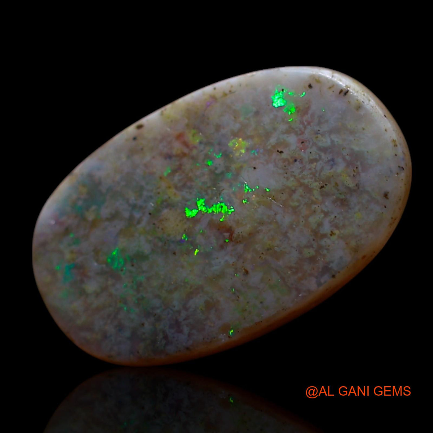 3.00 Cts Natural Australian Fire Opal Loose Gemstone Oval Cabochon 14x9x3 mm AG-593