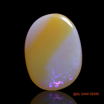 3.50 Cts Natural Australian Fire Opal Oval Cabochon Loose Gemstone For Jewelry 13x10x4 mm AG-594