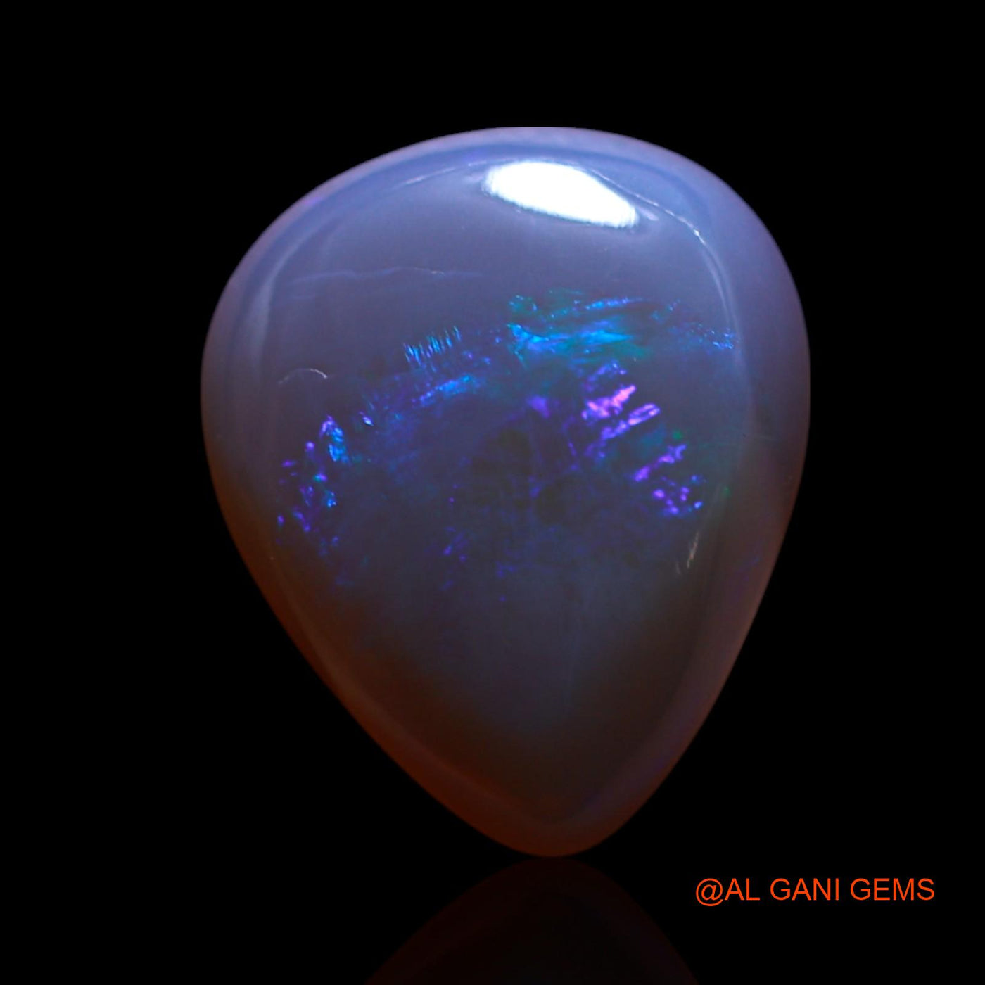 4.00 Cts Natural Australian Fire Opal Oval Cabochon Loose Gemstone For Jewelry 13x11x4 mm AG-595