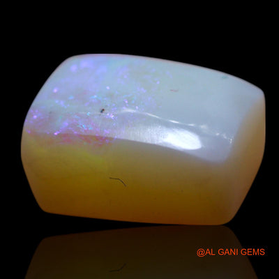 Natural Untreated Fire Opal Loose Gemstone Square Cabochon From Australia 5.50 Cts 11x9x6 mm AG-596