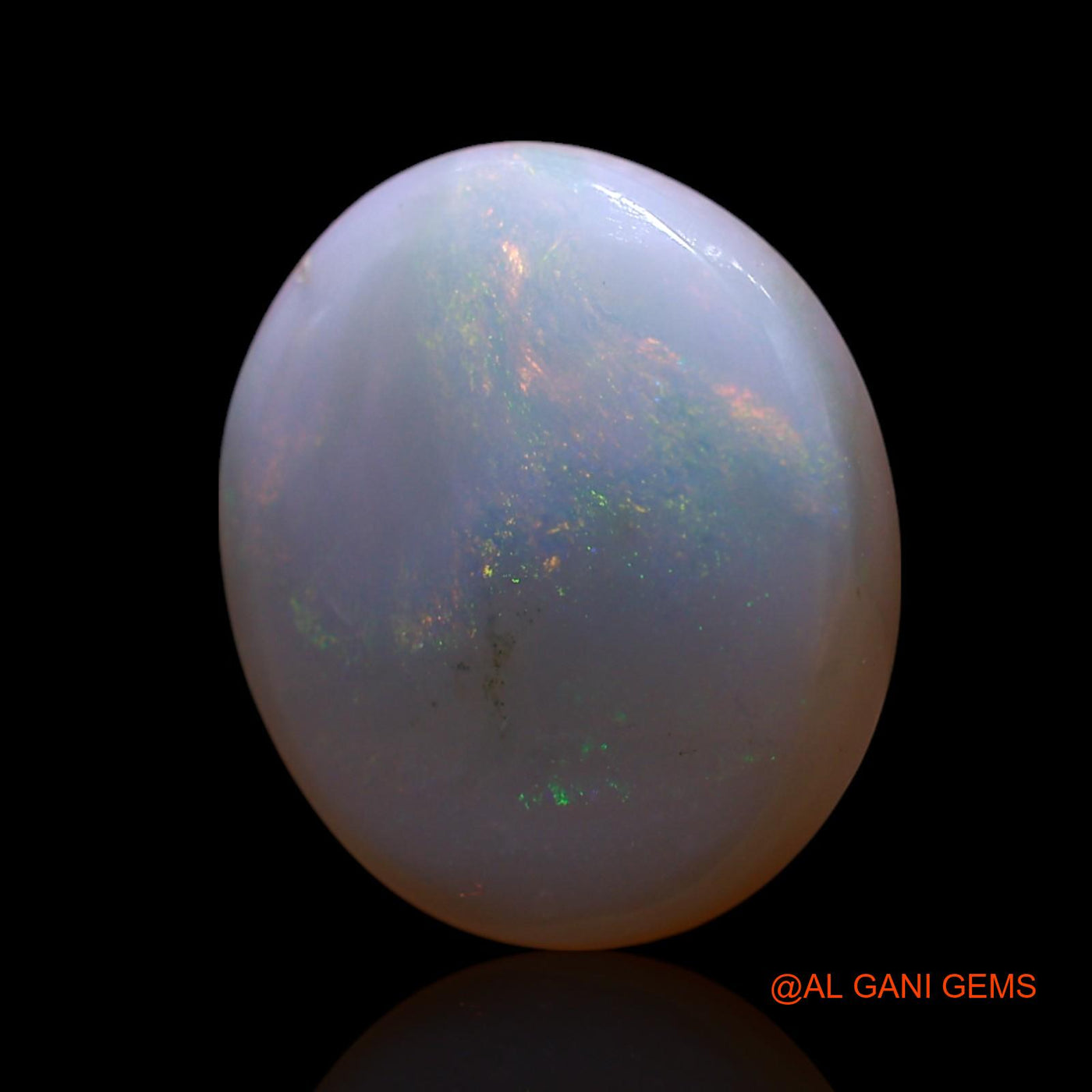 2.50 Cts Natural Australian Fire Opal Loose Gemstone Oval Cabochon 13x11x3 mm AG-597