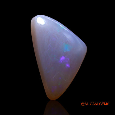 3.00 Cts Natural Australian Fire Opal Trillion Cabochon Loose Gemstone For Jewelry 14x8x4 mm AG-598