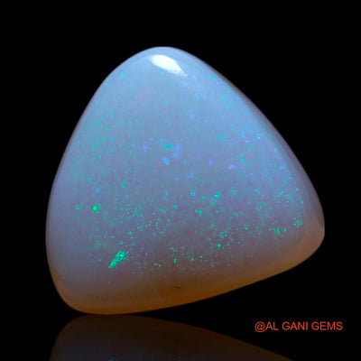 Natural Untreated Fire Opal Loose Gemstone Trillion Cabochon From Australia 4.00 Cts 11x10x5 mm AG-599