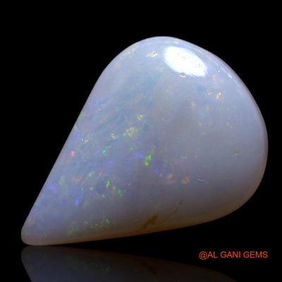 2.00 Cts Natural Australian Fire Opal Pear Cabochon Loose Gemstone For Jewelry 13x9x3 mm AG-5