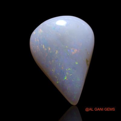 2.00 Cts Natural Australian Fire Opal Pear Cabochon Loose Gemstone For Jewelry 13x9x3 mm AG-5