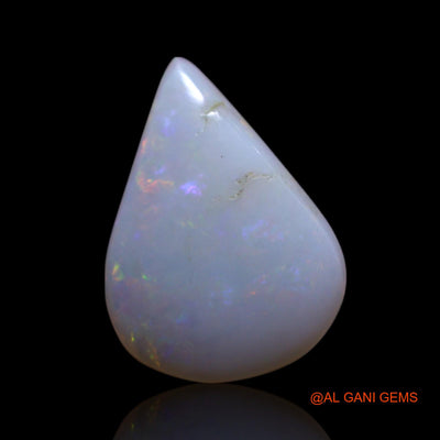 2.00 Cts Natural Australian Fire Opal Pear Cabochon Loose Gemstone For Jewelry 13x9x3 mm AG-5