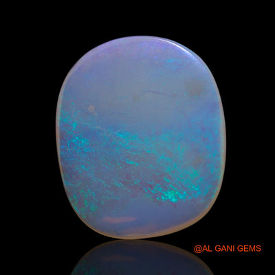 Natural Untreated Fire Opal Loose Gemstone Oval Cabochon From Australia 3.50 Cts 16x14x2 mm AG-600
