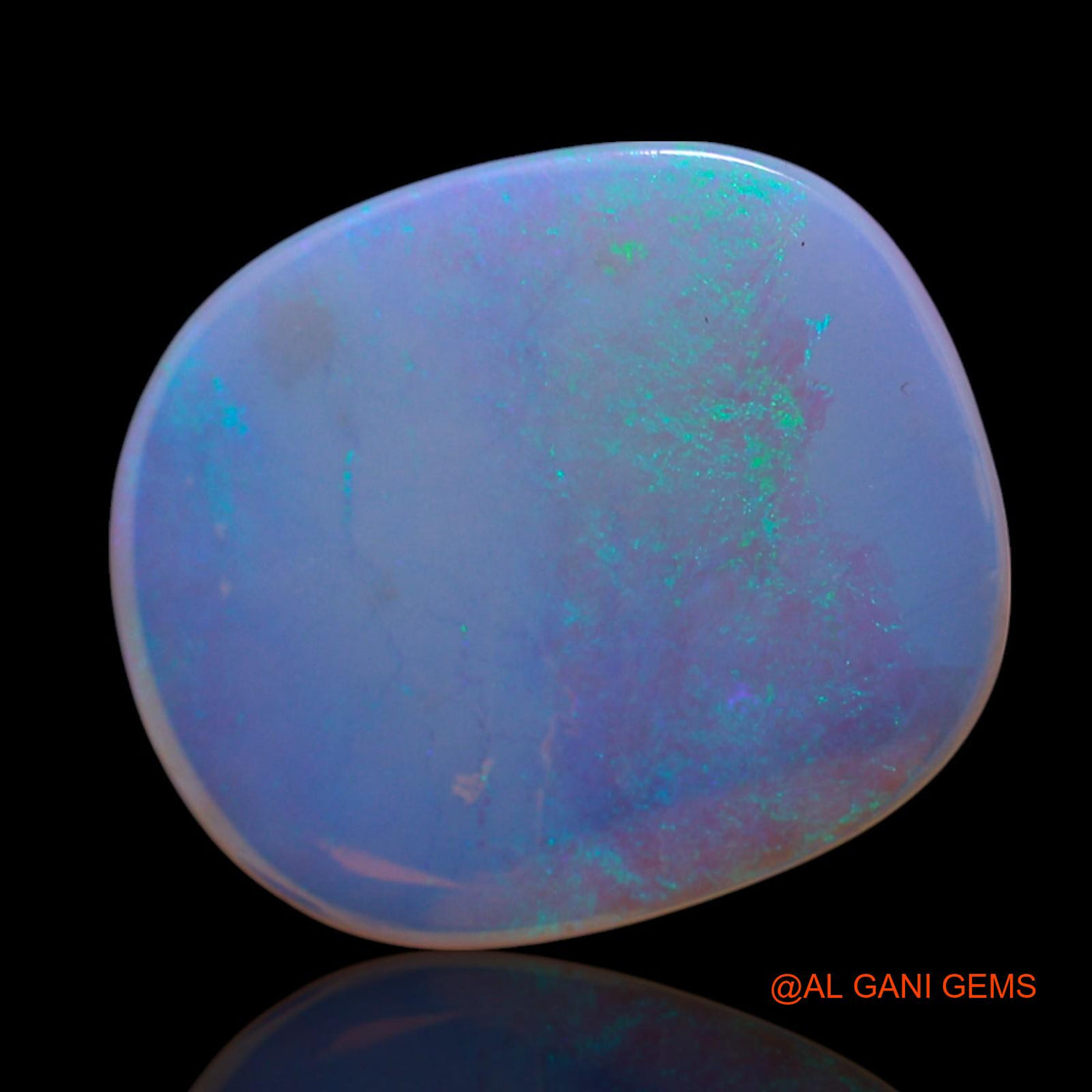 Natural Untreated Fire Opal Loose Gemstone Oval Cabochon From Australia 3.50 Cts 16x14x2 mm AG-600