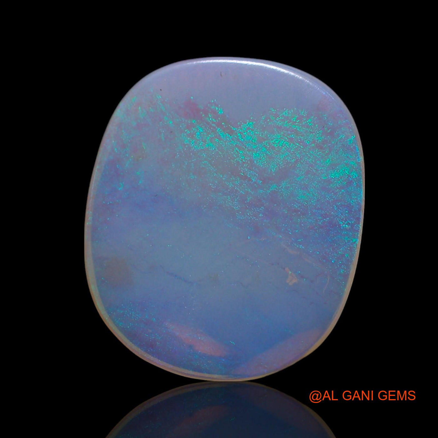 Natural Untreated Fire Opal Loose Gemstone Oval Cabochon From Australia 3.50 Cts 16x14x2 mm AG-600