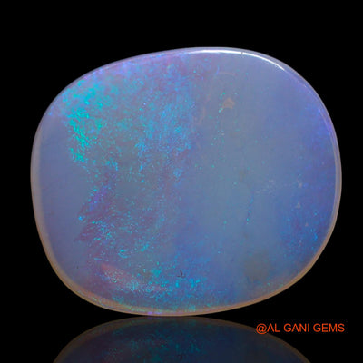 Natural Untreated Fire Opal Loose Gemstone Oval Cabochon From Australia 3.50 Cts 16x14x2 mm AG-600