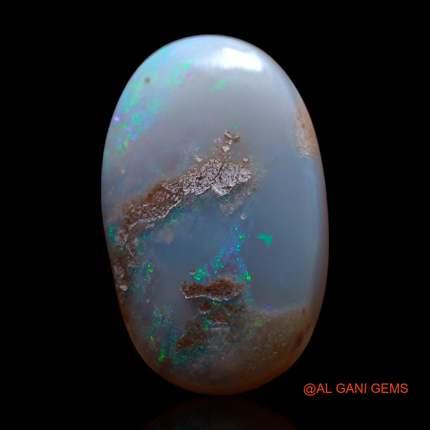 9.00 Cts Unheated Australian Fire Opal Loose Gemstone Oval Cabochon Natural 20x12x4 mm AG-602