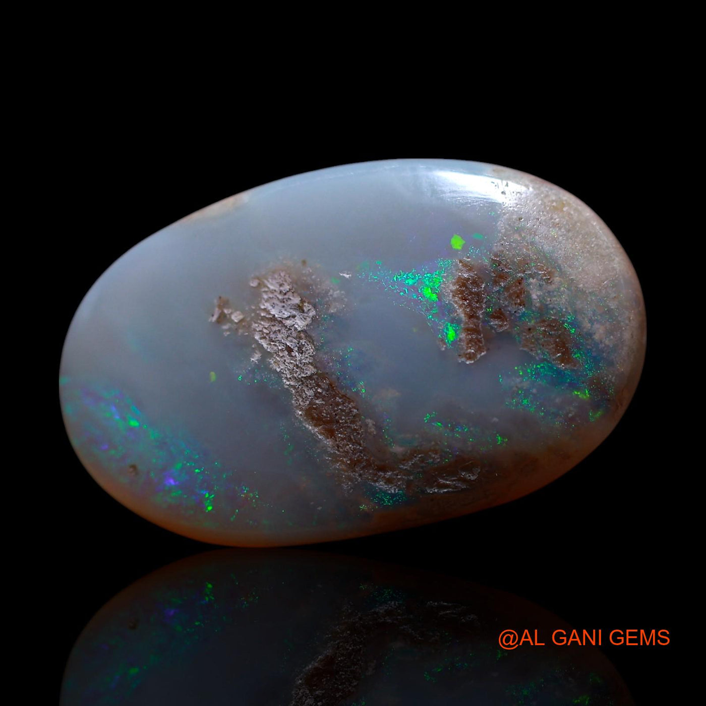 9.00 Cts Unheated Australian Fire Opal Loose Gemstone Oval Cabochon Natural 20x12x4 mm AG-602