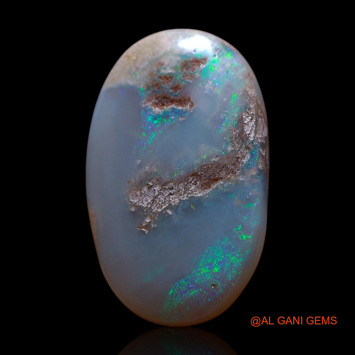 9.00 Cts Unheated Australian Fire Opal Loose Gemstone Oval Cabochon Natural 20x12x4 mm AG-602