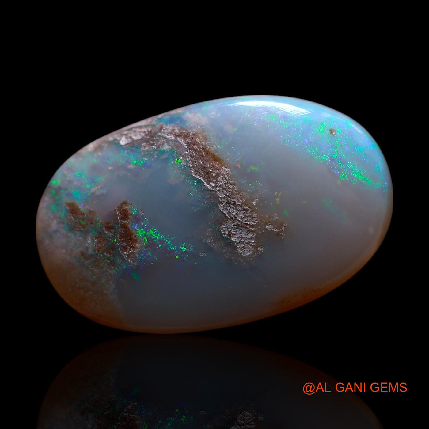 9.00 Cts Unheated Australian Fire Opal Loose Gemstone Oval Cabochon Natural 20x12x4 mm AG-602