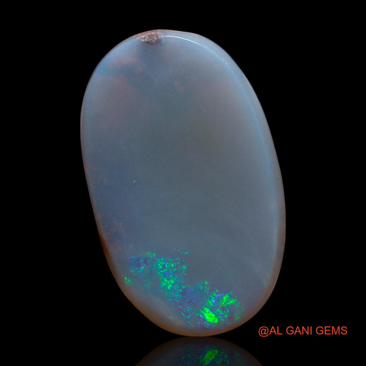 9.00 Cts Unheated Australian Fire Opal Loose Gemstone Oval Cabochon Natural 20x12x4 mm AG-602