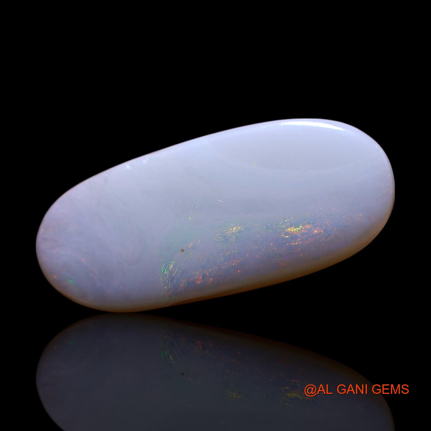 5.00 Cts Natural Australian Fire Opal Loose Gemstone Oval Cabochon 22x9x3 mm AG-606