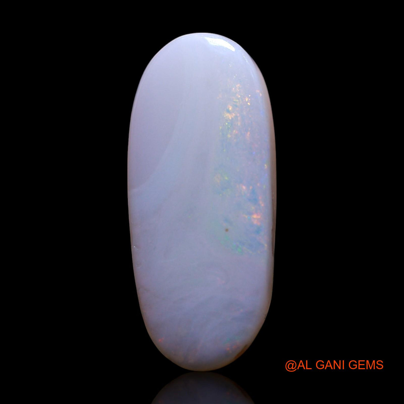 5.00 Cts Natural Australian Fire Opal Loose Gemstone Oval Cabochon 22x9x3 mm AG-606