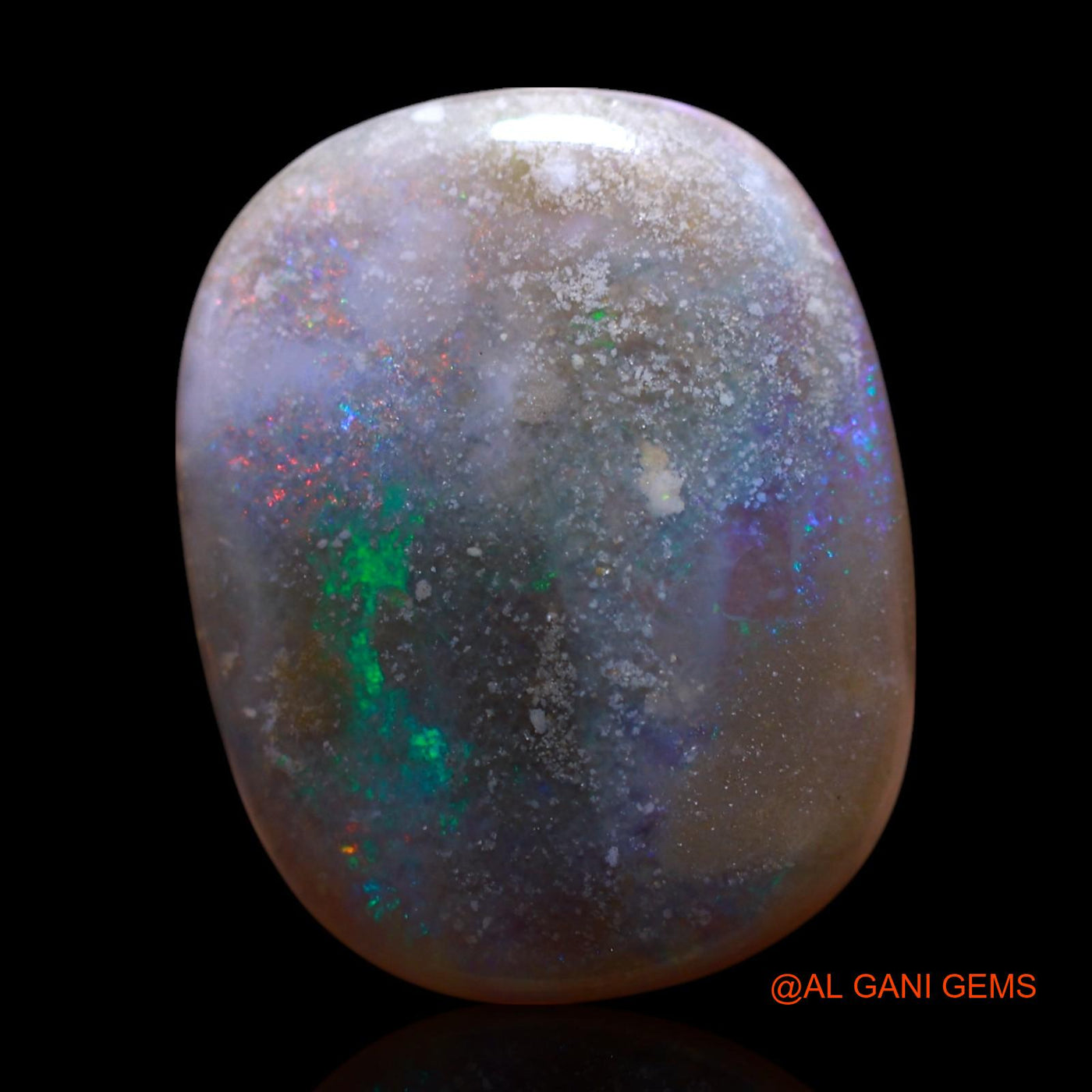 8.00 Cts Natural Australian Fire Opal Loose Gemstone Oval Cabochon 18x14x5 mm AG-608