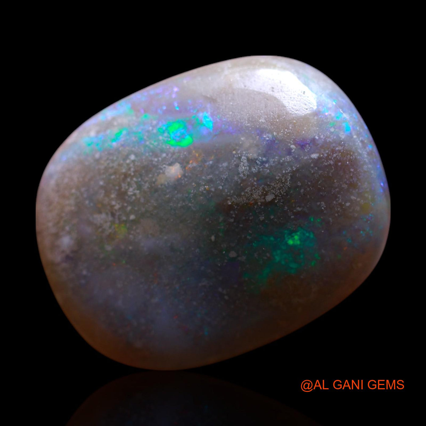 8.00 Cts Natural Australian Fire Opal Loose Gemstone Oval Cabochon 18x14x5 mm AG-608
