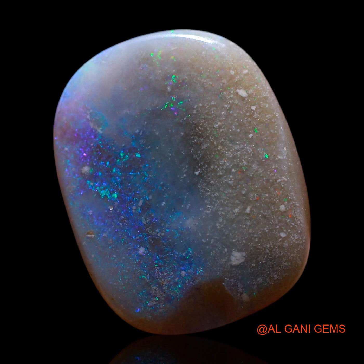 8.00 Cts Natural Australian Fire Opal Loose Gemstone Oval Cabochon 18x14x5 mm AG-608