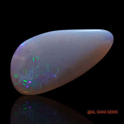 2.00 Cts Natural Australian Fire Opal Fancy Cabochon Loose Gemstone For Jewelry 19x10x2 mm AG-609