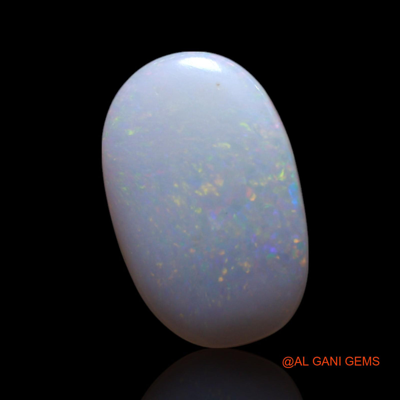 1.00 Cts Unheated Australian Fire Opal Loose Gemstone Oval Cabochon Natural 11x7x2 mm AG-60