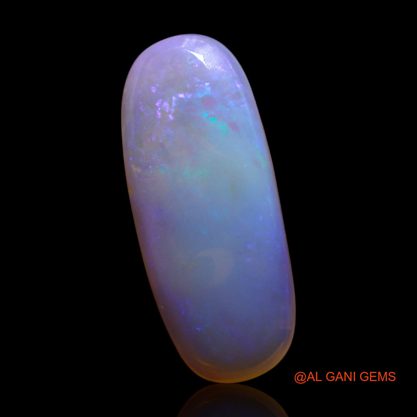 Natural Untreated Fire Opal Loose Gemstone Oval Cabochon From Australia 3.00 Cts 19x8x3 mm AG-611