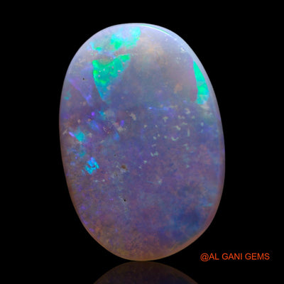 Natural Fire Opal Gemstone 3.00 Cts Loose Oval Cabochon From Australia 16x11x2 mm AG-612