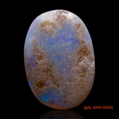Natural Fire Opal Gemstone 3.00 Cts Loose Oval Cabochon From Australia 16x11x2 mm AG-612