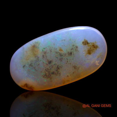Natural Fire Opal Gemstone 4.00 Cts Loose Oval Cabochon From Australia 17x9x3 mm AG-613