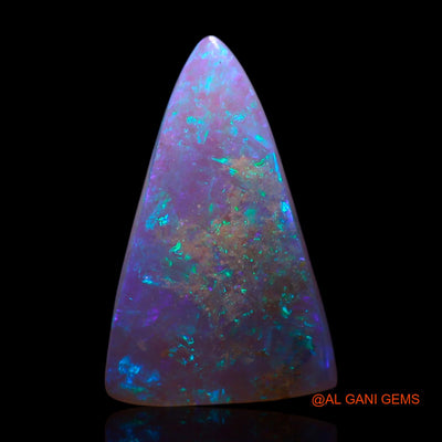 Natural Fire Opal Gemstone 2.00 Cts Loose Trillion Cabochon From Australia 16x10x2 mm AG-614