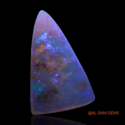 Natural Fire Opal Gemstone 2.00 Cts Loose Trillion Cabochon From Australia 16x10x2 mm AG-614