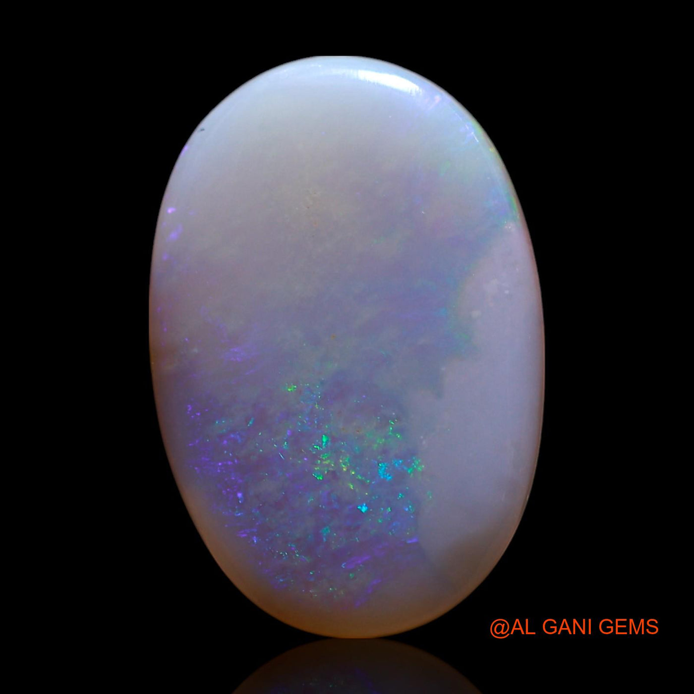 3.00 Cts Unheated Australian Fire Opal Loose Gemstone Oval Cabochon Natural 16x10x2 mm AG-615