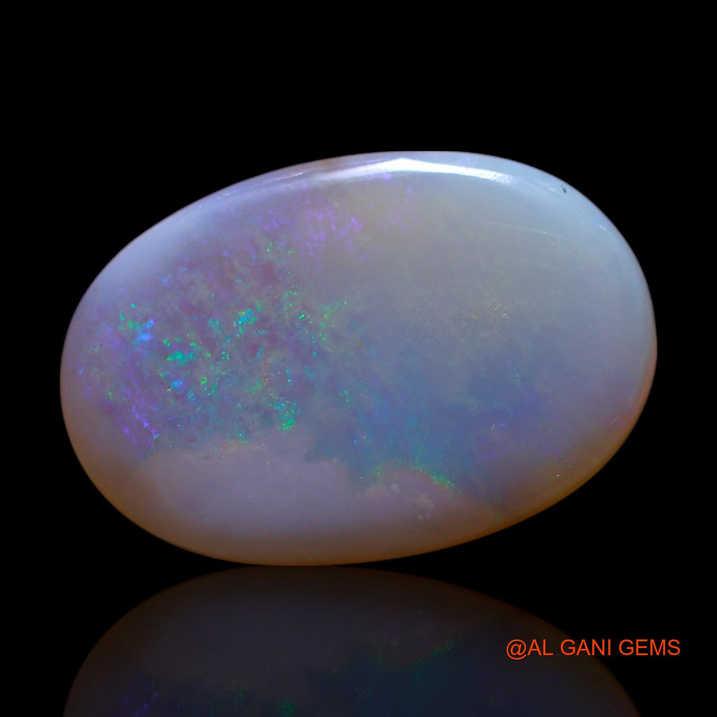3.00 Cts Unheated Australian Fire Opal Loose Gemstone Oval Cabochon Natural 16x10x2 mm AG-615