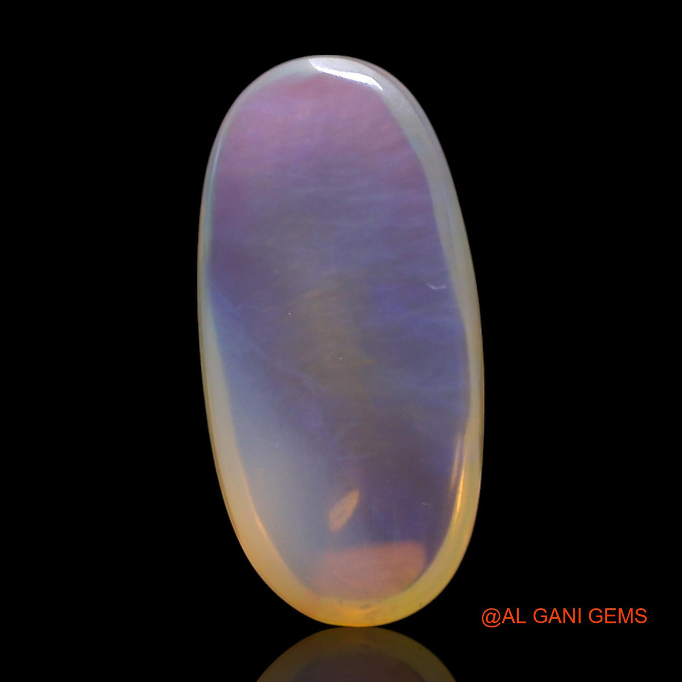 4.00 Cts Natural Australian Fire Opal Loose Gemstone Oval Cabochon 16x8x4 mm AG-617