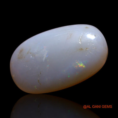 4.00 Cts Natural Australian Fire Opal Loose Gemstone Oval Cabochon 15x9x5 mm AG-618