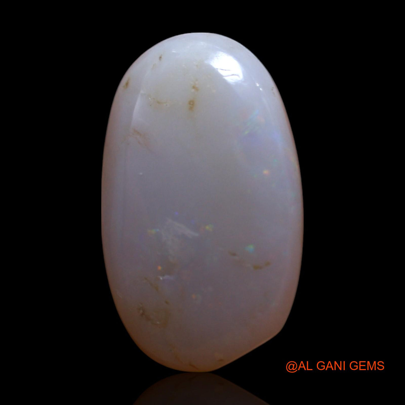 4.00 Cts Natural Australian Fire Opal Loose Gemstone Oval Cabochon 15x9x5 mm AG-618