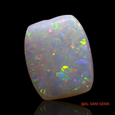 Natural Untreated Fire Opal Loose Gemstone Square Cabochon From Australia 1.40 Cts 10x8x2 mm AG-61