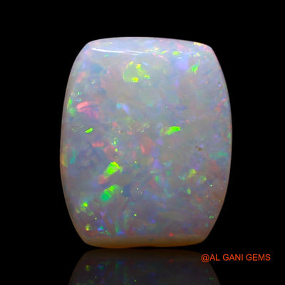Natural Untreated Fire Opal Loose Gemstone Square Cabochon From Australia 1.40 Cts 10x8x2 mm AG-61
